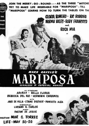 Mariposa (1955) poster