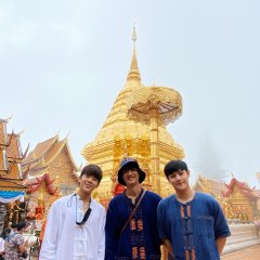 Tred Tray with Tay Tawan Special Thai TV Program photo