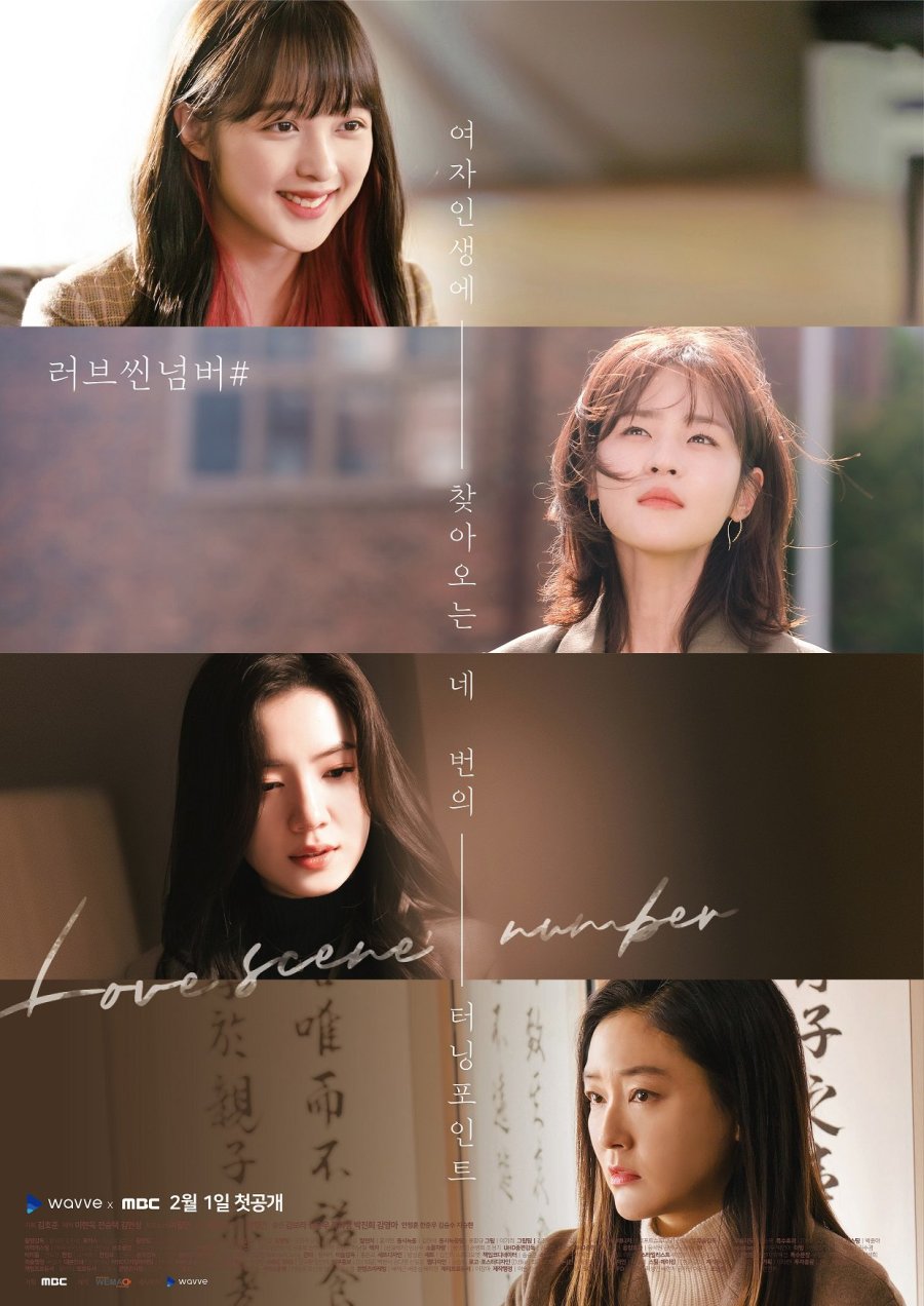 The leading ladies of the Korean Drama Love Scene Number