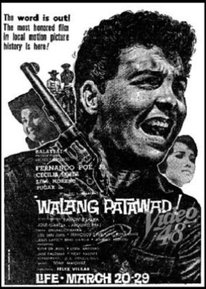 Walang Patawad (1961) poster