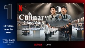 "Culinary Class Wars" Tops Netflix Chart in Non-English Category