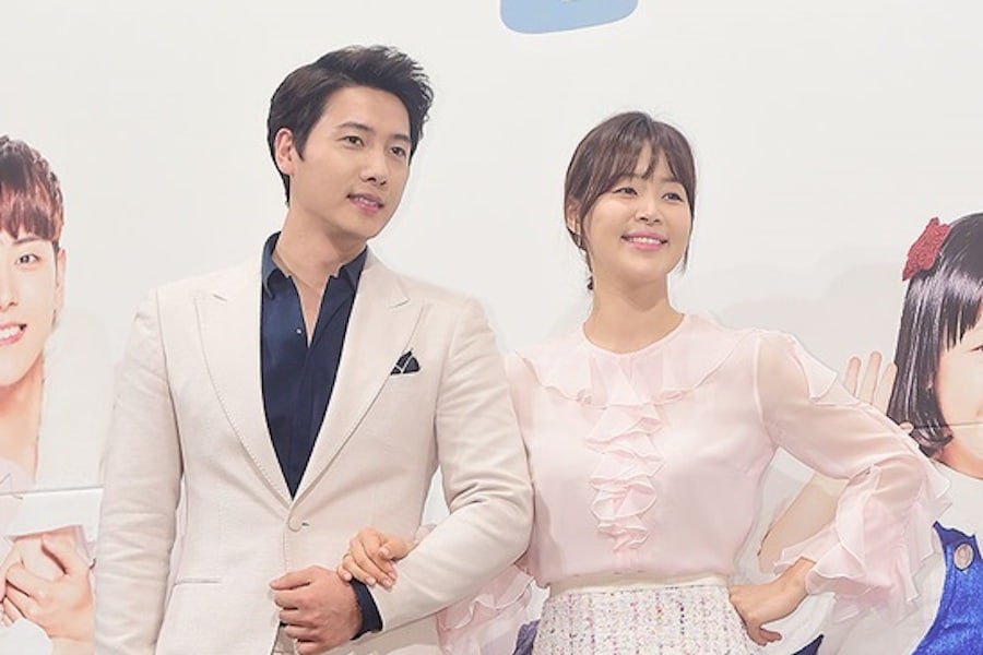 2. 0. Lee Sang Woo and Han Ji Hye in Korean Drama "Golden Garden"...