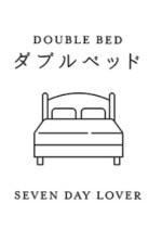 Double bed SEVEN DAY LOVER Japanese TV Program photo