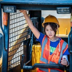 The Girl on a Bulldozer Korean Movie photo
