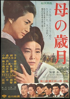 Haha no Saigetsu (1965) poster