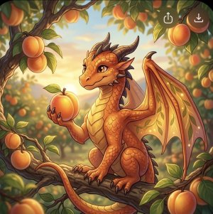 Apricot Dragon