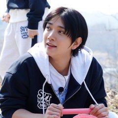 Nana bnb with Seventeen Korean TV Program photo