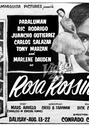 Rosa Rossini (1959) poster