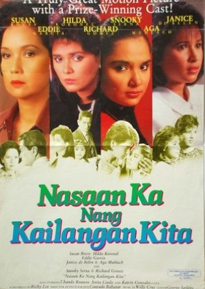 Nasaan Ka nang Kailangan Kita (1986) poster