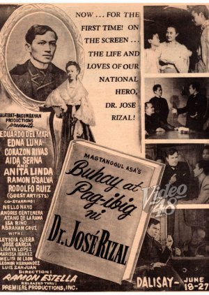 The Life and Love of Dr. Jose Rizal (1956) poster