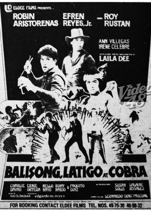 Balisong, Latigo at Cobra (1982) poster