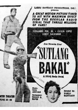 Sutlang Bakal (1960) poster