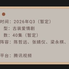 Chasing Dreams Chinese Drama(2026) photo