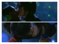 So romantic ambiance with romantic background music and a passionate kiss.. Perfect <3…