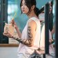 Gu Hye Young's dragon arm tattoo