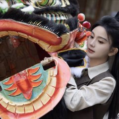 Lion Dancer Girl Chinese Drama photo