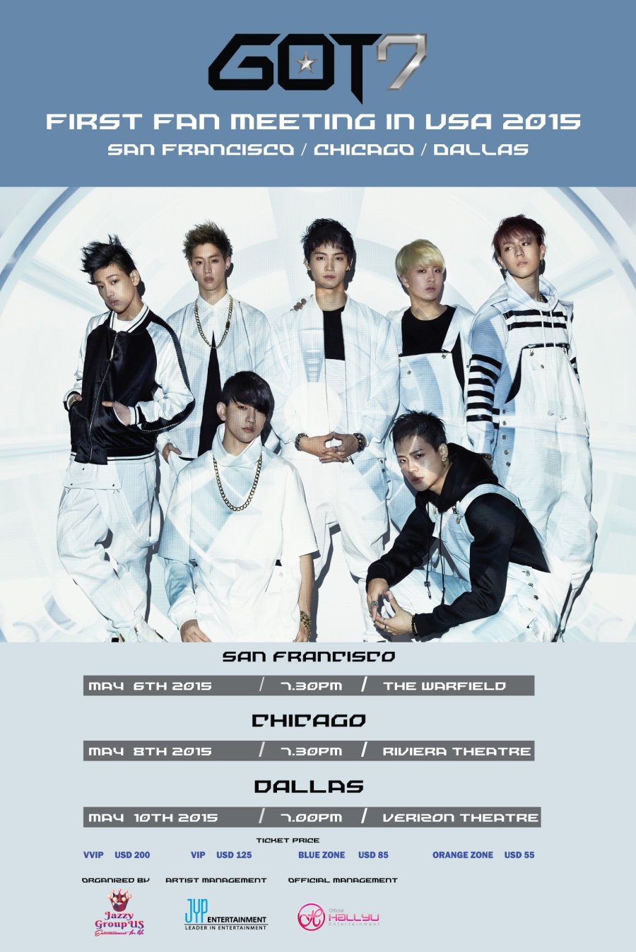 GOT7 to Visit Three American Cities for First U.S. Tour