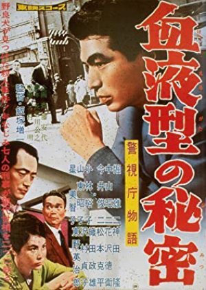 Keishicho Monogatari: Ketsuekigata no Himitsu (1960) poster