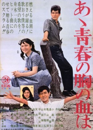 Aa, Seishun no Mune no Chi wa (1964) poster