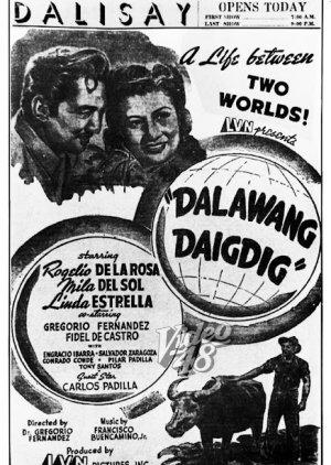 Dalawang Daigdig (1946) poster