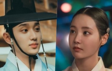 Kim Jae Won and Yeonwoo look up to Im Ji Yeon in The Tale of Lady Ok