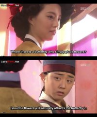 "Flirting in Joseon times..." [Painter of the Wind - MoonMoon couple - the real…