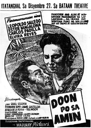 Doon Po sa Amin (1946) poster