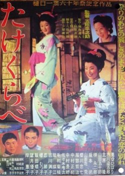 Takekurabe (1955) poster