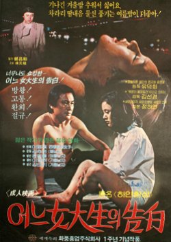 Eoneu Yeodaesaengui Gobaek (1980) poster