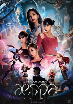 SM Culture Universe - aespa (2021) poster
