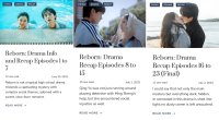 I wrote three recap articles for this unusual youth drama:https://chonawrites.com/reborn-drama-info-and-recap-episodes-1-to-7/https://chonawrites.com/reborn-drama-recap-episodes-8-to-15/https://chonawrites.com/reborn-drama-recap-episodes-16-to-23-final/
