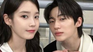 IU cheers on Byeon Woo Seok and 'Solo Leveling' team with a snack truck