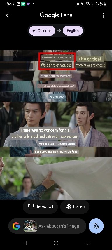 Chinese veiwers are also thinking like us...