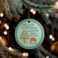 Can an Oppa be on my Xmas Wishlist? 🤭 hehe ! New ornaments up on my Etsy shop! (Link in…