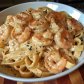 Creamy shrimp pasta