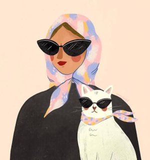 Lady Cat Lover