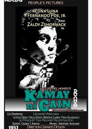 Kamay ni Cain (1957) poster