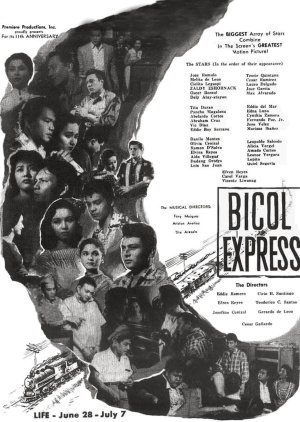 Bicol Express (1957) poster