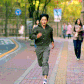 Main character running through a big city to find his love (Run On)