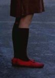 The Girl with Red Shoe