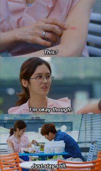 Only in Dramaland you need to treat every scrape or cut. And you need to do it as soon as…