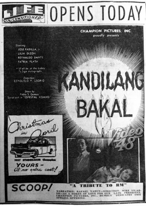 Kandilang Bakal (1957) poster