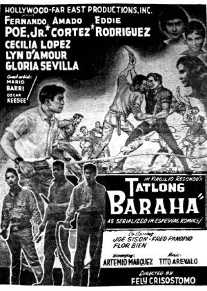 Tatlong Baraha (1961) poster