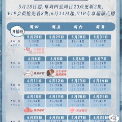 Airing schedule. Ends on 28th June for VIP.